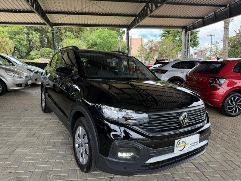 Volkswagen T-Cross Sense 200 TSI 1.0 Flex 5p Aut. na cor Preto em Campo Largo / PR - 782123