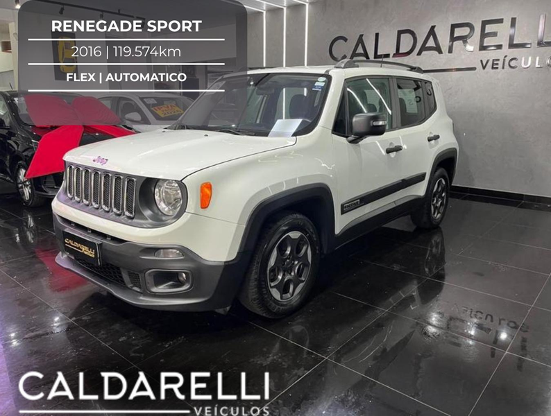 Jeep Renegade Sport 1.8 4x2 Flex 16V Aut. na cor Branco em Londrina / PR - 785078