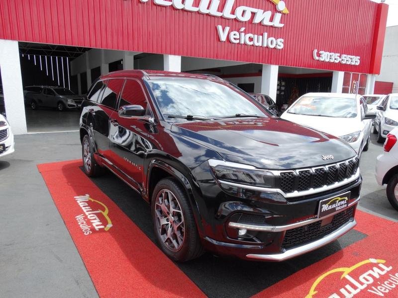 Jeep Commander Overland T270 1.3 TB Flex Aut. na cor Preto em São José dos Pinhais / PR - 786261