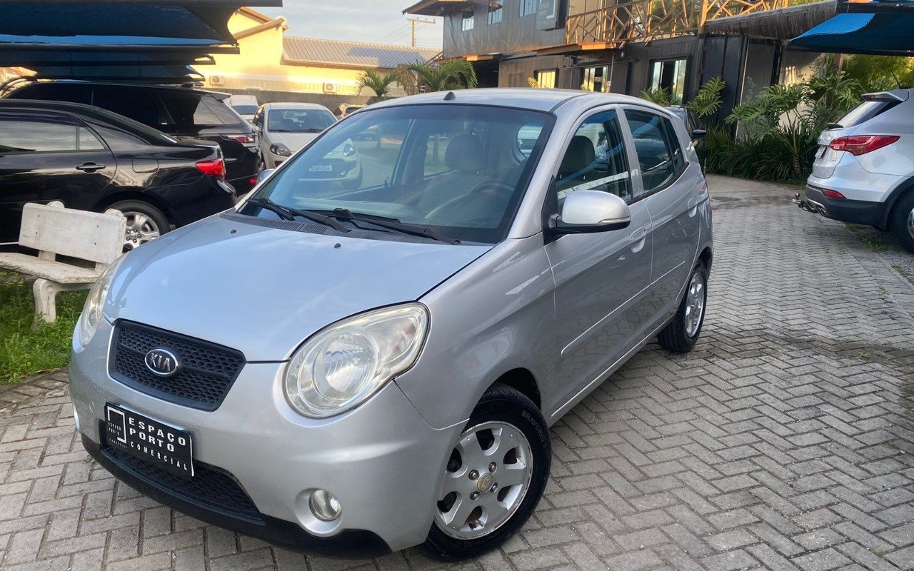 Kia Picanto EX 1.1/1.0/ 1.0 Flex Mec. na cor Prata em Florianópolis / SC - 786701