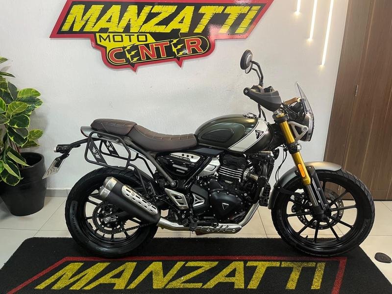 TRIUMPH SCRAMBLER 400X  na cor Verde em Campo Largo / PR - 786834