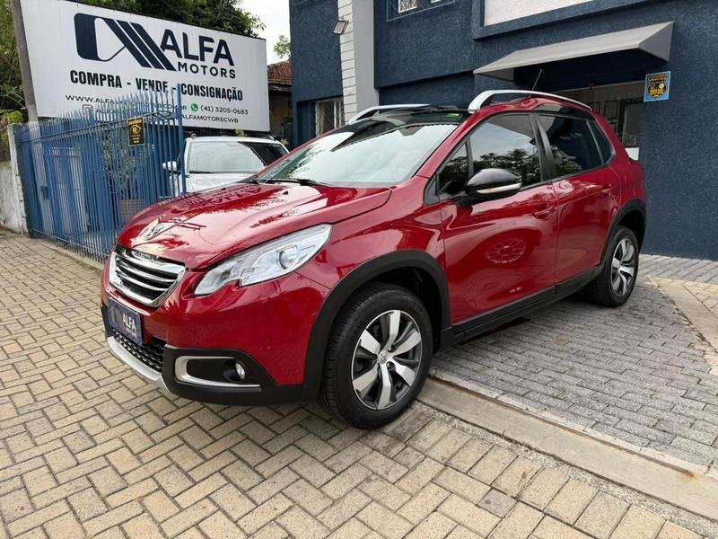 Peugeot 2008 Griffe 1.6 Flex 16V 5p Aut. na cor Vermelho em Curitiba / PR - 787148