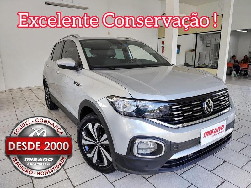 Volkswagen T-Cross Hig. 250 TSI 1.4 Flex 16V 5p Aut na cor Prata em Curitiba / PR - 787965