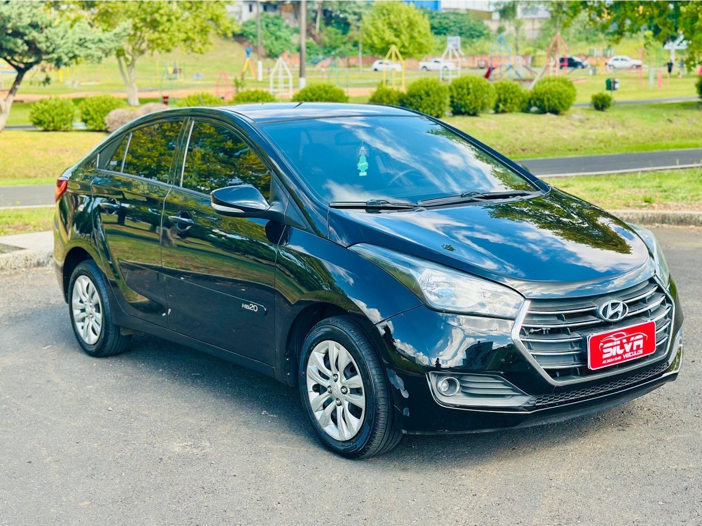 Hyundai HB20S C.Style/C.Plus1.6 Flex 16V Aut. 4p na cor Preto em Guarapuava / PR - 788208