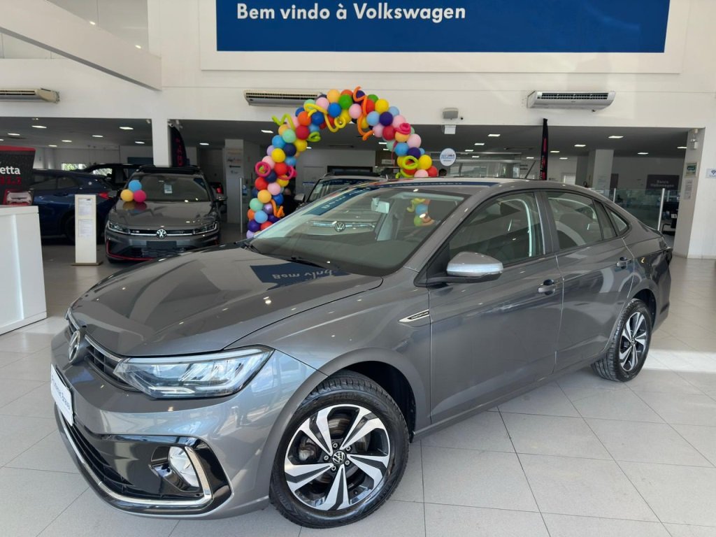 Volkswagen Virtus Comfort. 200 TSI 1.0 Flex 12V Aut na cor Cinza em Itajaí / SC - 790323