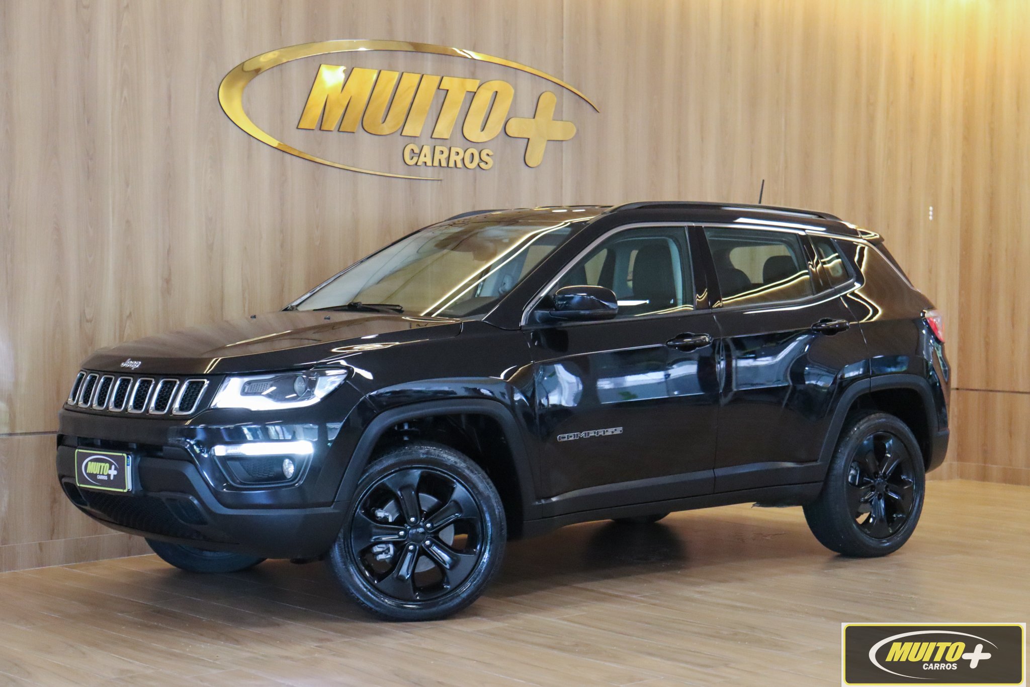 Jeep COMPASS LONGITUDE 2.0 4x4 Dies. 16V Aut. na cor Preto em São José / SC - 800279