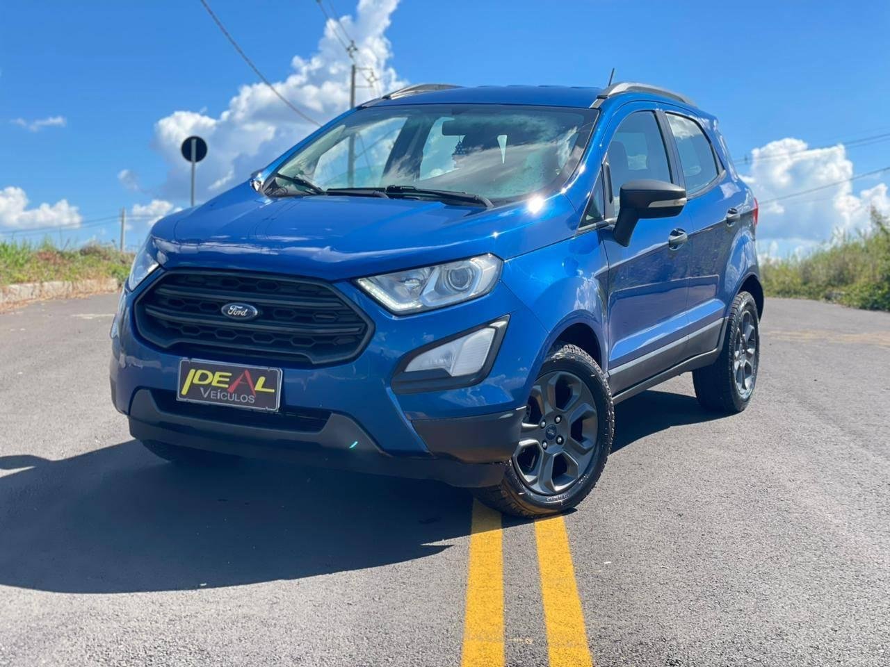 Ford EcoSport FREESTYLE 1.5 12V Flex 5p Mec. na cor Azul em Xanxerê / SC - 800628
