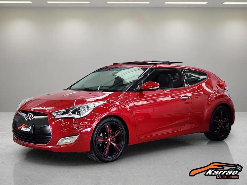 Hyundai Veloster 1.6 16V 140cv Aut. na cor Vermelho em Colombo / PR - 803496