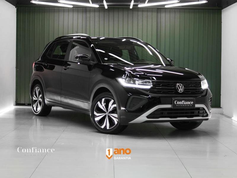 Volkswagen T-Cross 200 TSI 1.0 Flex 12V 5p Aut. na cor Preto em Curitiba / PR - 804976