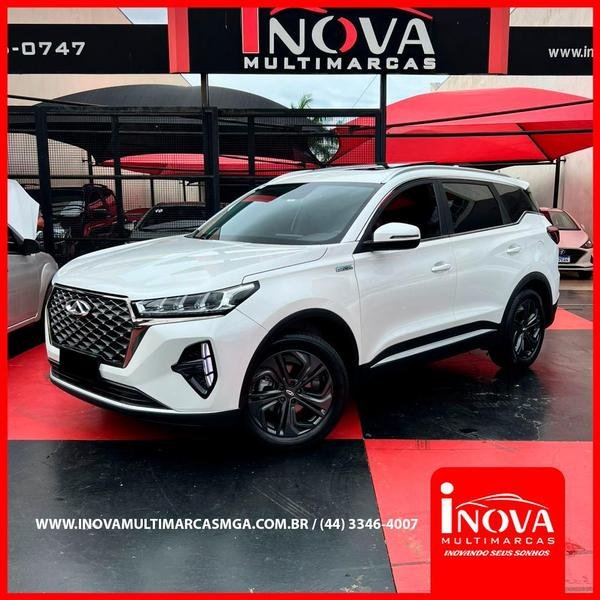 Caoa Chery Tiggo 7 PRO 1.5 Turbo (Híbrido) na cor Branco em Maringá / PR - 805406