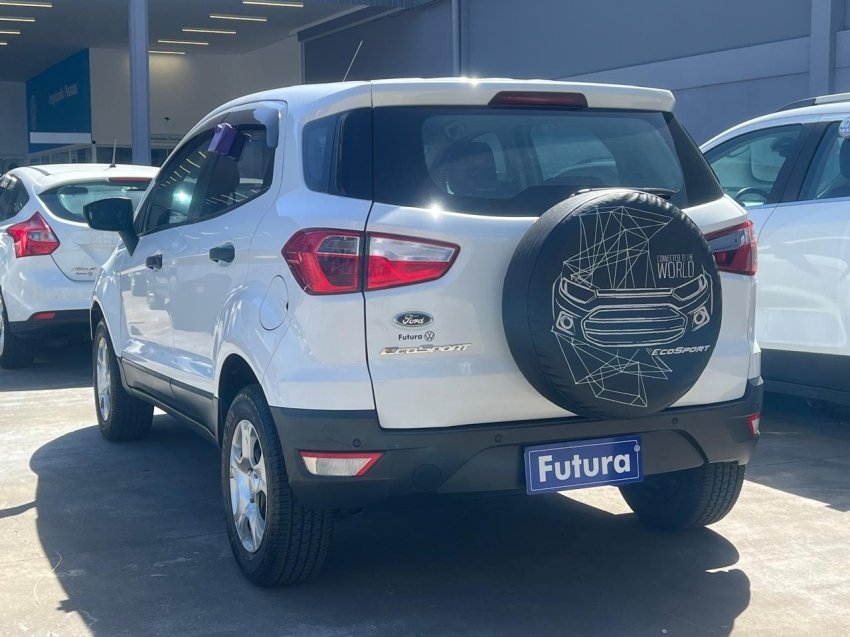 Ford EcoSport S 1.6 16V Flex 5p na cor Branco em Florianópolis / SC - 807360
