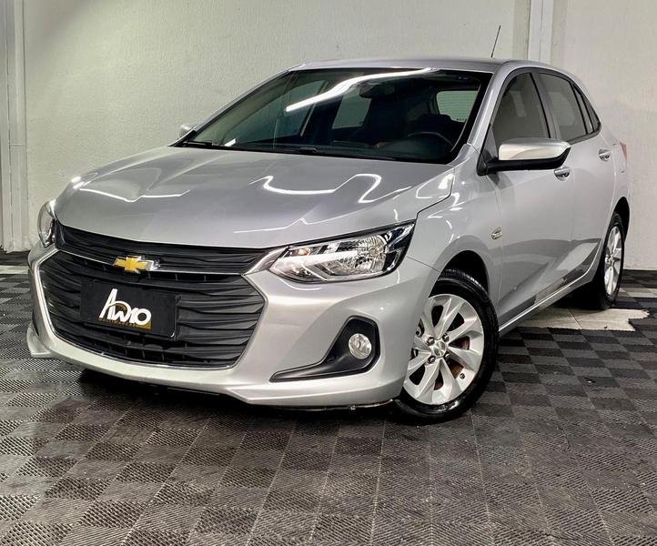 Chevrolet ONIX HATCH LTZ 1.0 12V TB Flex 5p Aut. na cor Prata em Curitiba / PR - 808095