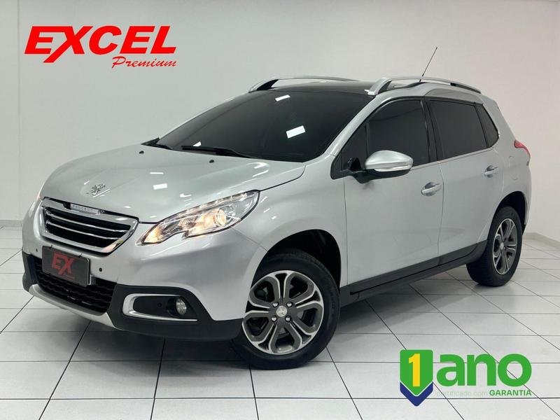 Peugeot 2008 Griffe 1.6 Flex 16V 5p Aut. na cor Prata em Curitiba / PR - 808685