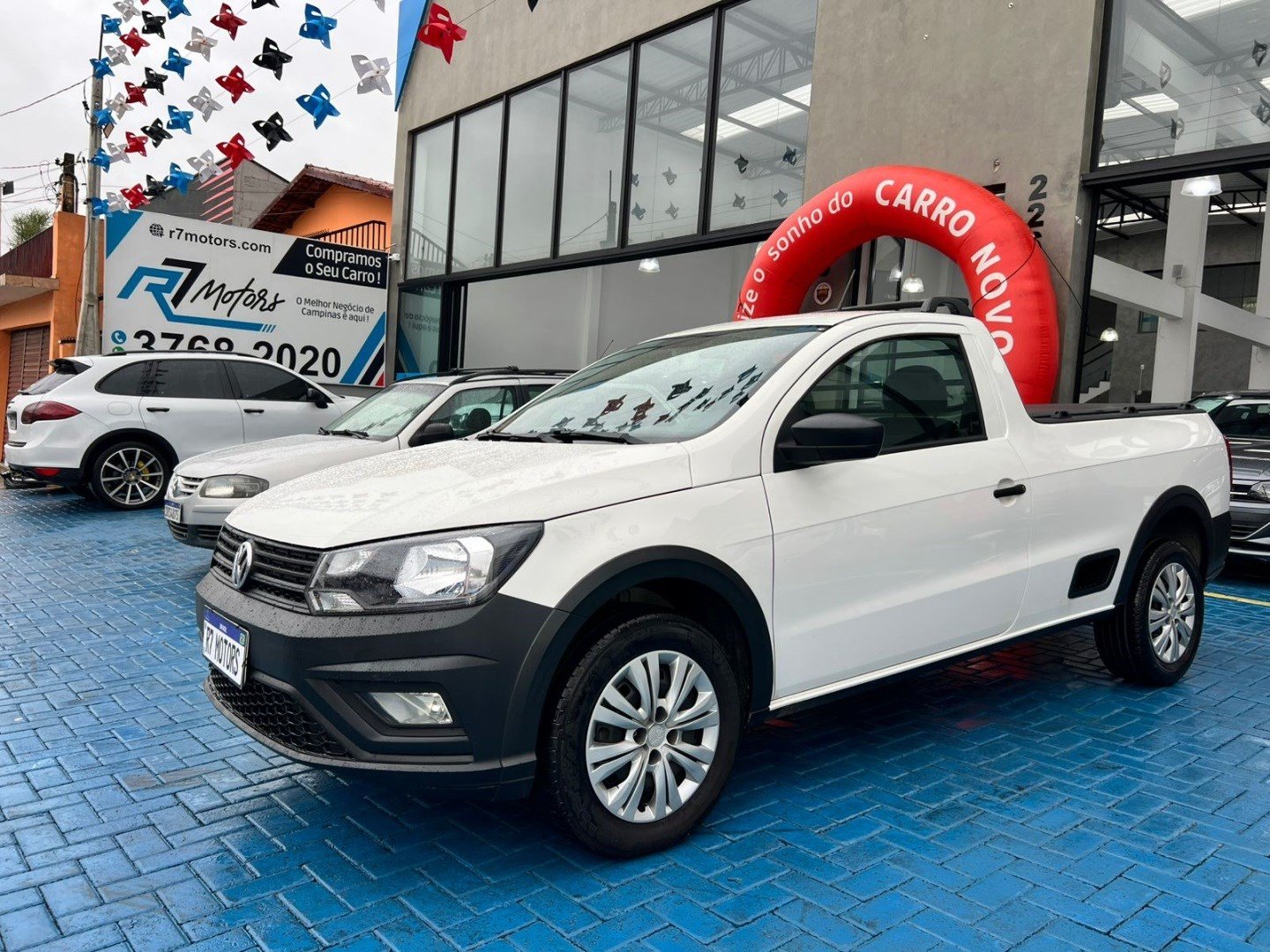 Volkswagen Saveiro Robust 1.6 Total Flex 16V na cor Branco em Campinas / SP - 811823
