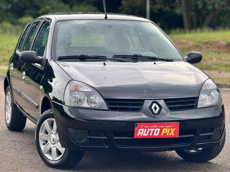Renault Clio Campus Hi-Flex 1.0 16V 5p na cor Preto em Curitiba / PR - 812118