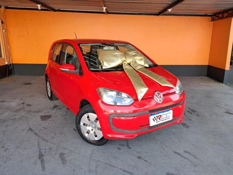 Volkswagen up! black/white/red 1.0 T. Flex 12V 5p na cor Vermelho em Curitiba / PR - 812174