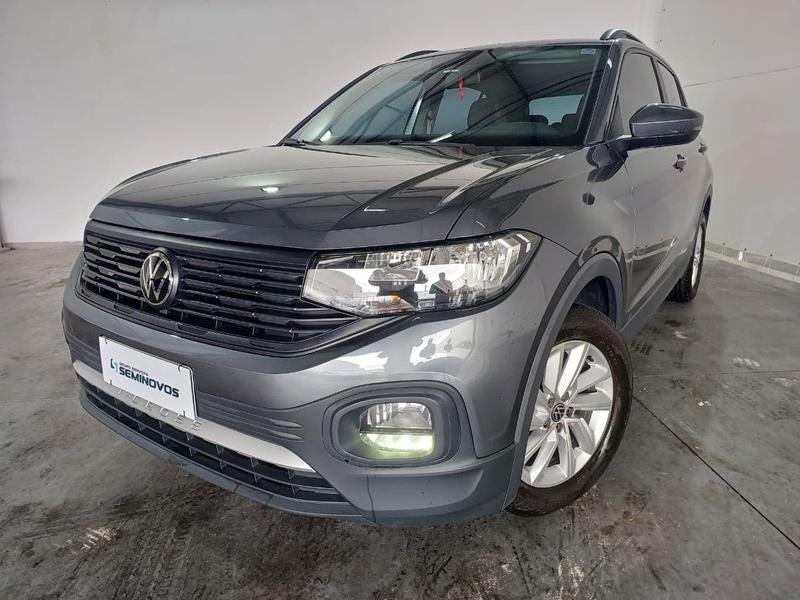 Volkswagen T-Cross Sense 200 TSI 1.0 Flex 5p Aut. na cor Cinza em Paranaguá / PR - 812673