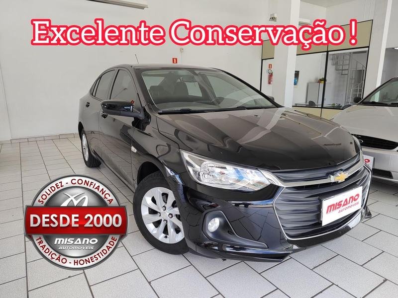 Chevrolet Onix SEDAN Plus LTZ 1.0 12V TB Flex Aut. na cor Preto em Curitiba / PR - 812807