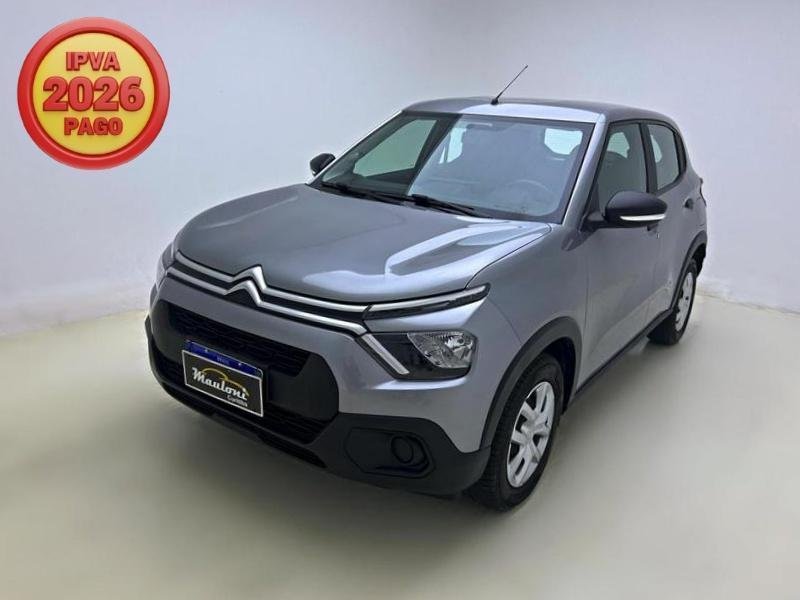 Citroën C3 Live Pack 1.0 Flex 6V 5p Mec. na cor Cinza em Curitiba / PR - 812850