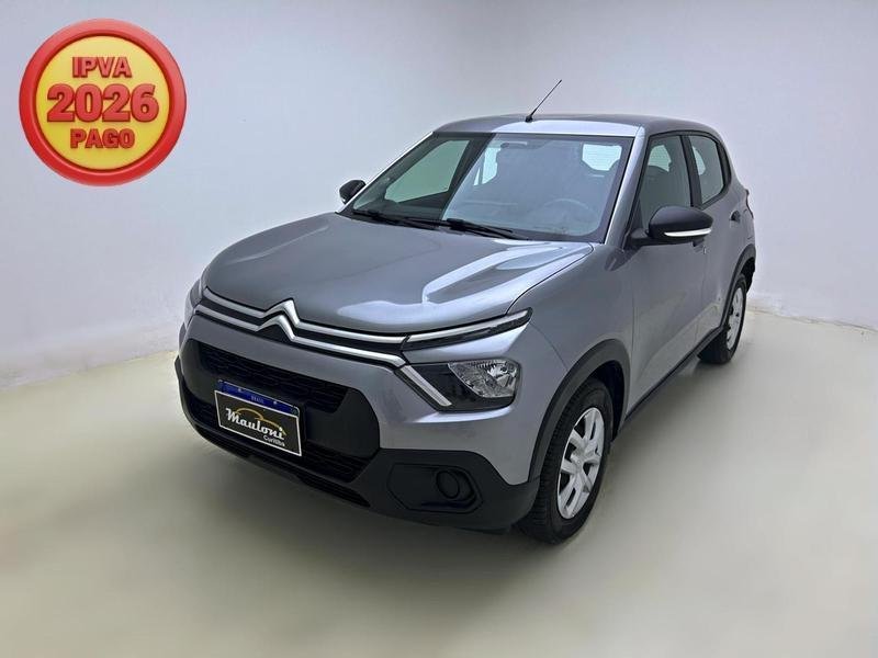 Citroën C3 Live Pack 1.0 Flex 6V 5p Mec. na cor Cinza em Curitiba / PR - 812852