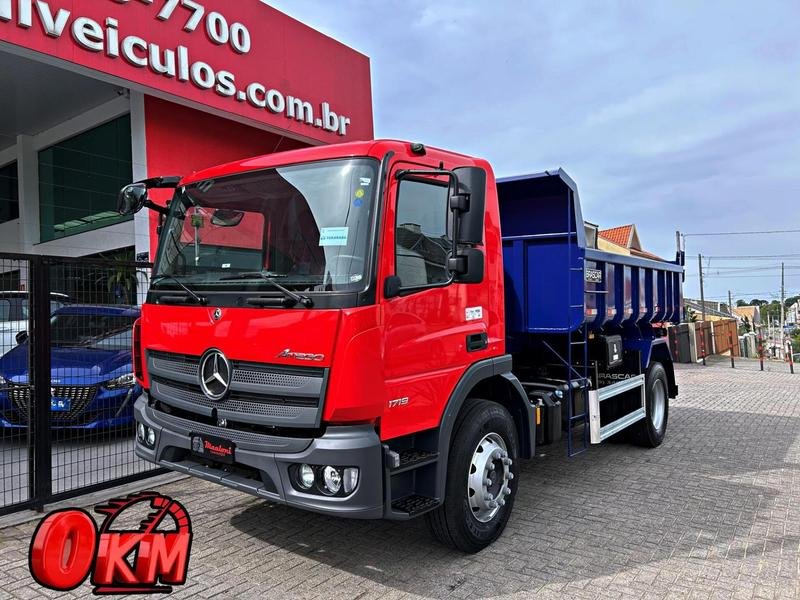 Mercedes-Benz Atego 1719 2p (diesel) (E5) na cor Vermelho em Curitiba / PR - 812896
