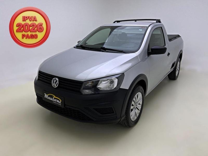 Volkswagen Saveiro Robust 1.6 Total Flex 8V na cor Prata em Curitiba / PR - 812980