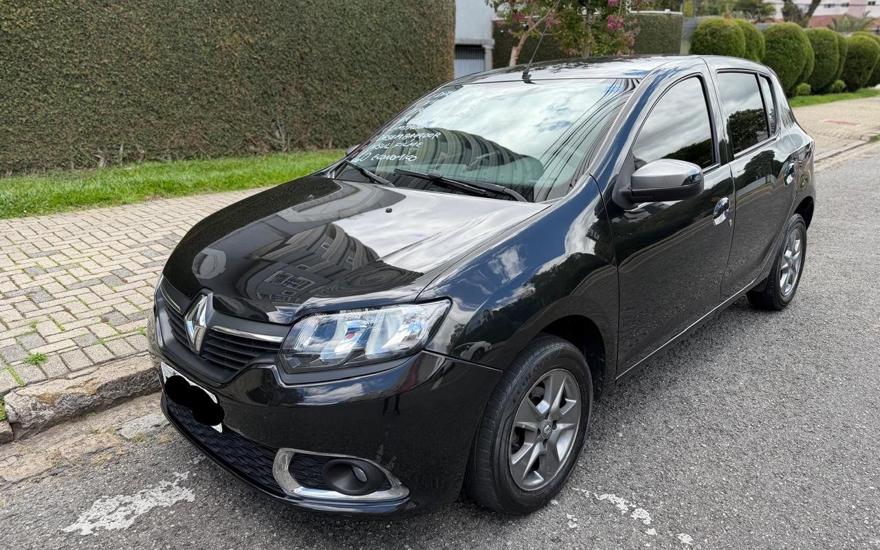 Renault SANDERO vibe Flex 1.0 12V 5p na cor Preto em Curitiba / PR - 813140