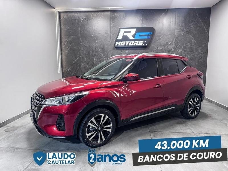 Nissan KICKS Advance 1.6 16V Flex Aut. na cor Vermelho no Canoas / RS - 813567