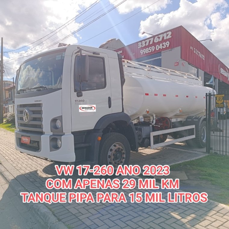 VOLKSWAGEN 17-260 E Constel. 4x2 2p (diesel) (E5) na cor Branco em Curitiba / PR - 814137