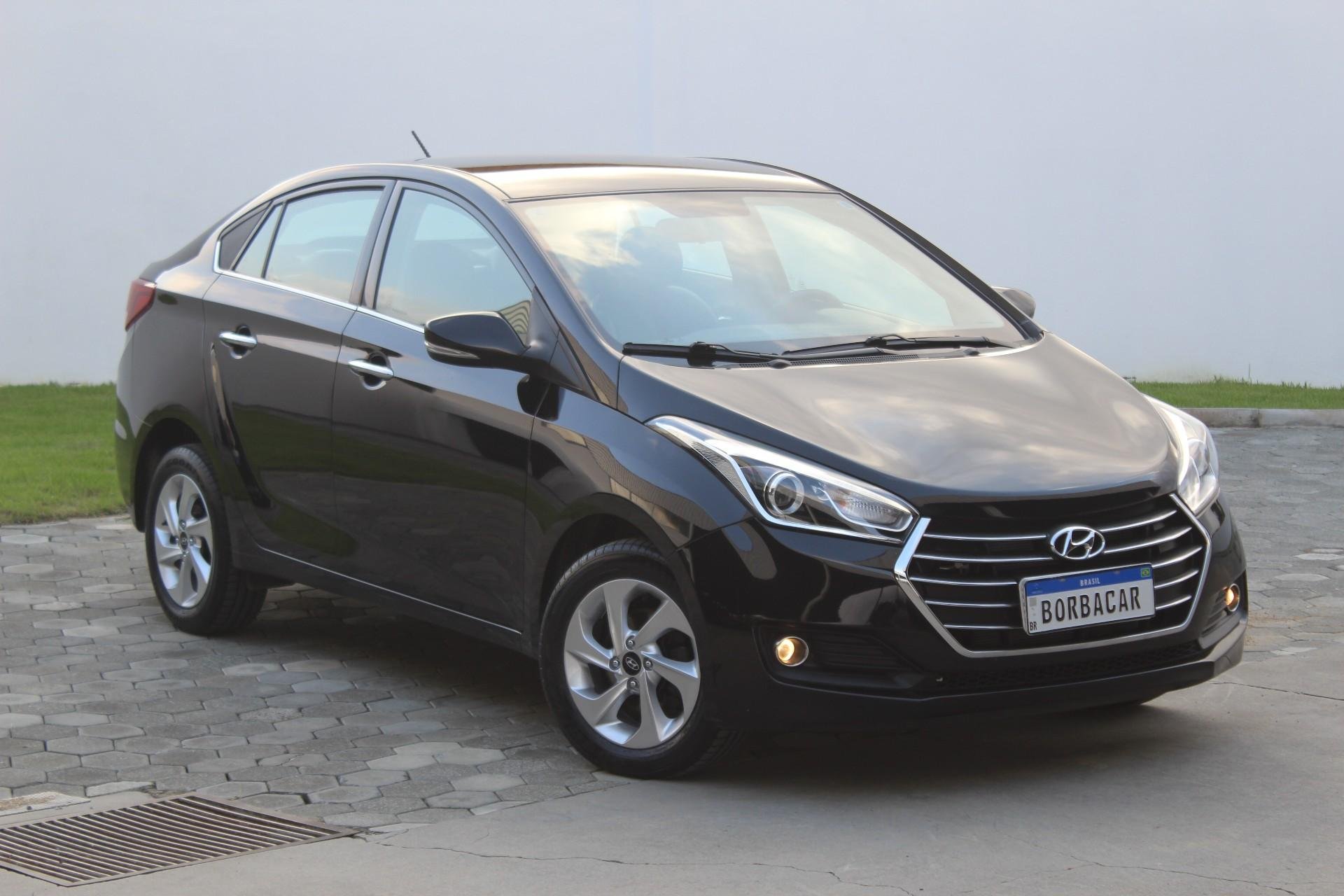 Hyundai HB20S Premium 1.6 Flex 16V Aut. 4p na cor Preto em Rio do Sul / SC - 818820