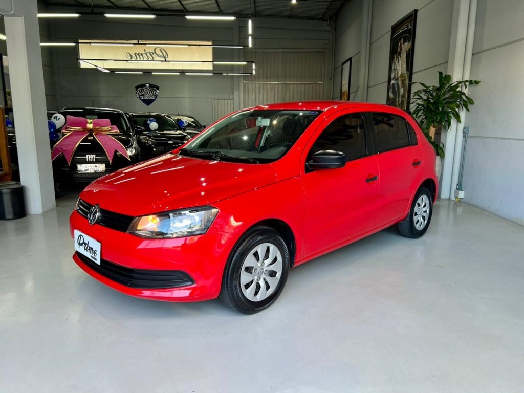 Volkswagen Gol Trendline 1.6 T.Flex 8V 5p na cor Vermelho no Estância Velha / RS - 818869