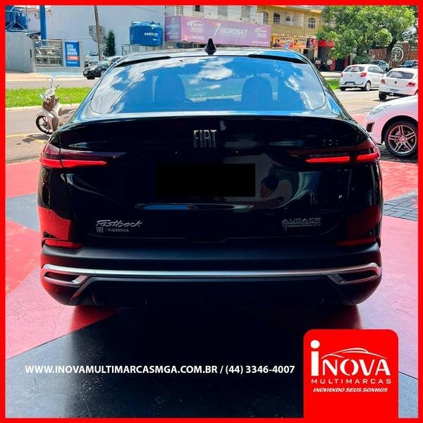 Fiat Fastback Audace 1.0 200 T. Flex Aut na cor Preto em Maringá / PR - 819087