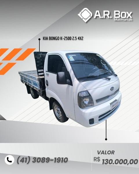 Kia Bongo K-2500 2.5 4x4 TB Diesel na cor Branco em Curitiba / PR - 819152