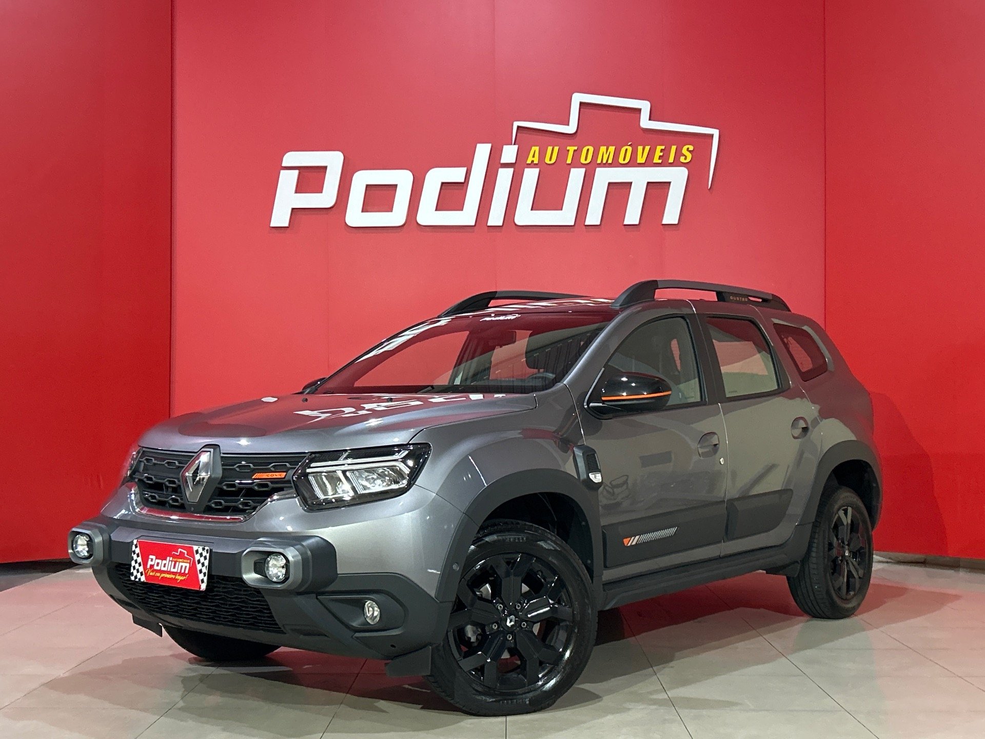 Renault DUSTER Iconic Plus 1.3 TB 16V Flex Aut. na cor Cinza em Ponta Grossa / PR - 819857