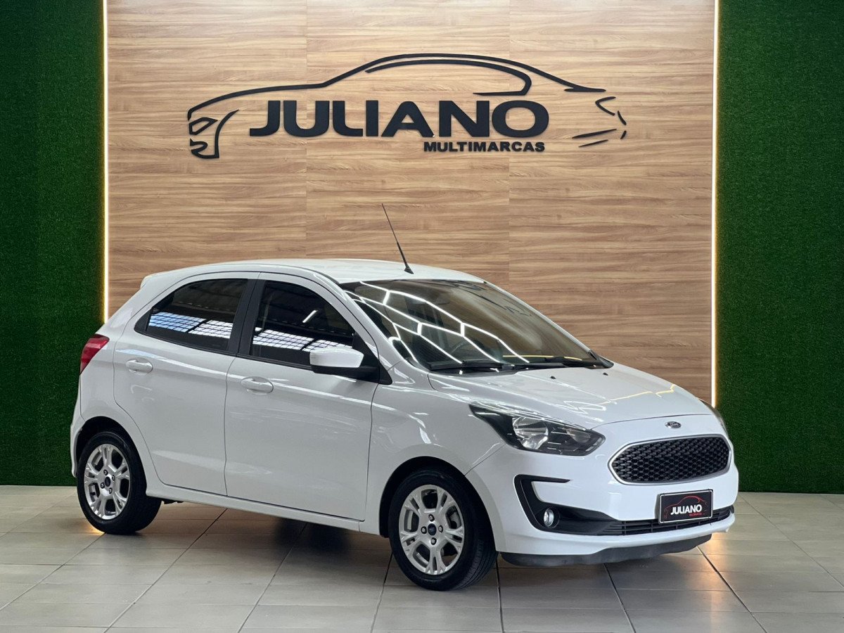 Ford Ka 1.0 SE/SE Plus TiVCT Flex 5p na cor Branco no Novo Hamburgo / RS - 820471