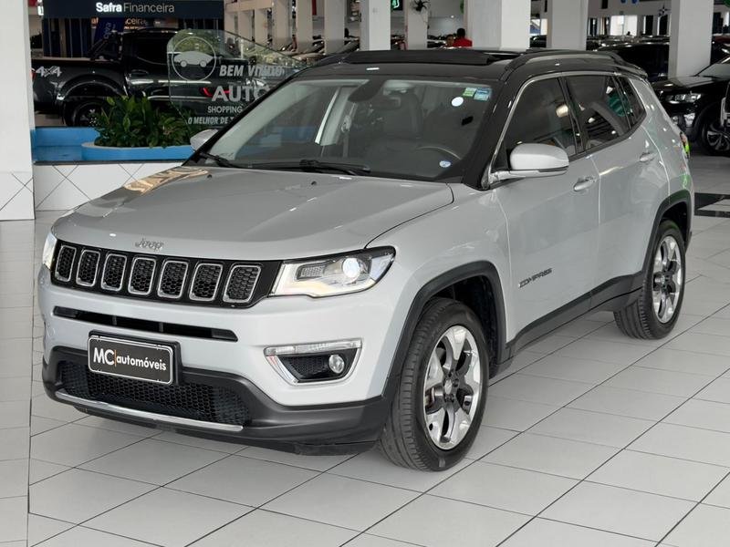 Jeep Compass LIMITED 2.0 4x2 Flex 16V Aut. na cor Prata em Curitiba / PR - 820772