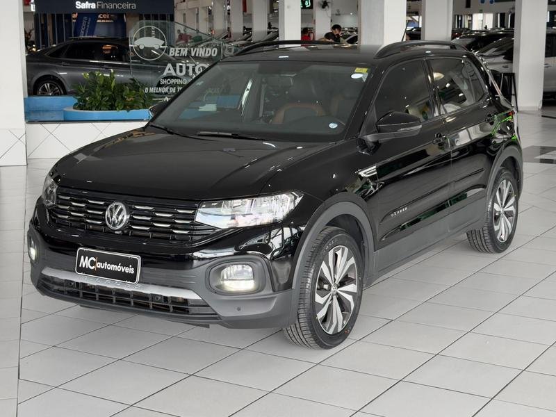 Volkswagen T-Cross Comfor. 200 TSI 1.0 Flex 5p Aut. na cor Preto em Curitiba / PR - 820782