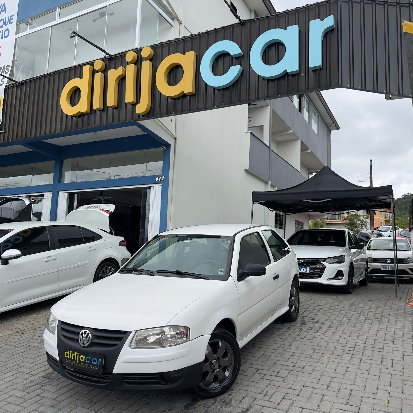 Volkswagen Gol (novo) 1.0 Mi Total Flex 8V 2p na cor Branco em Joinville / SC - 820948