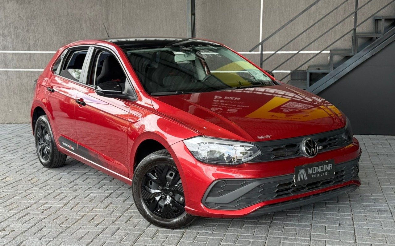 Volkswagen Polo Track Rock in Rio 1.0 Flex 12V 5p na cor Vermelho em Curitiba / PR - 825145