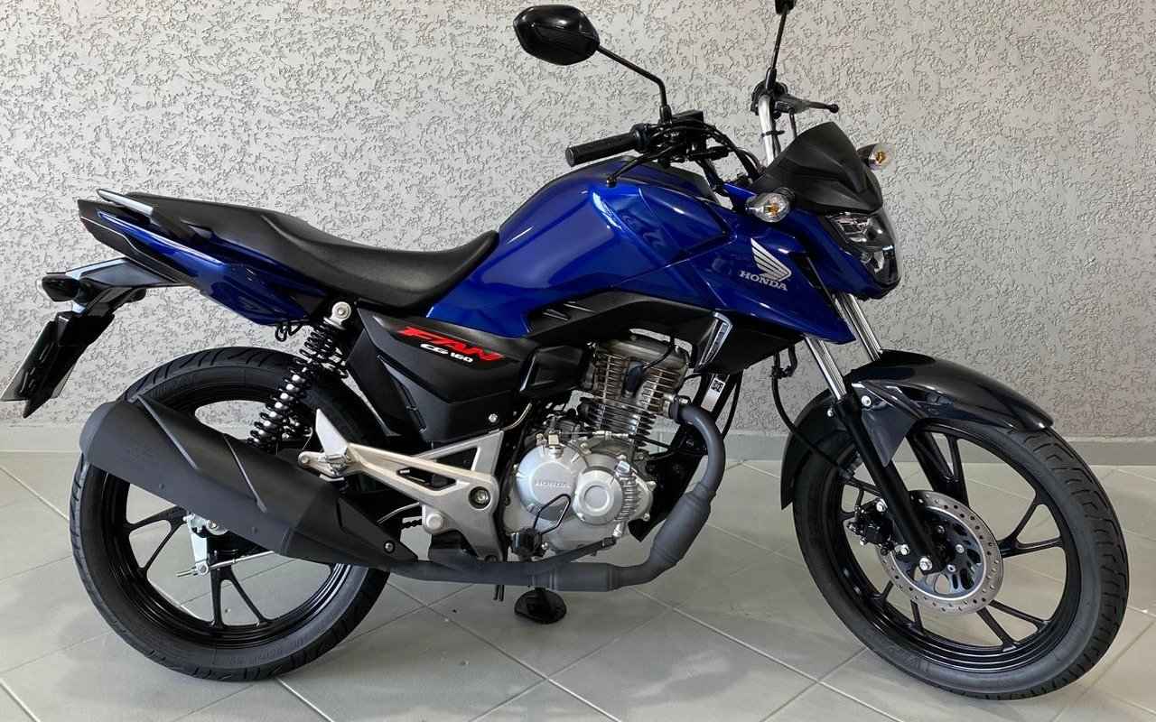 Honda CG 160 FAN Flex  na cor Azul em Curitiba / PR - 825492