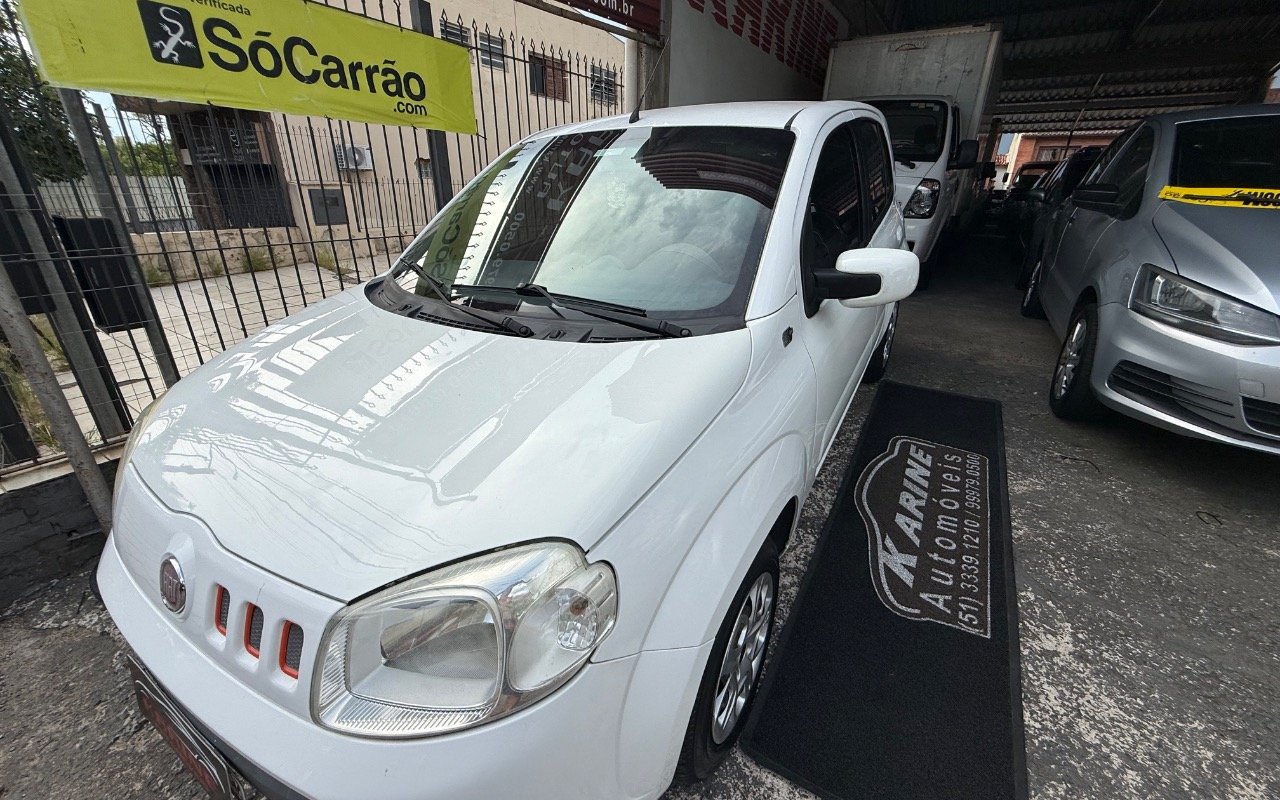Fiat UNO VIVACE Celeb. 1.0 EVO F. Flex 8V 3p na cor Branco no Porto Alegre / RS - 835632