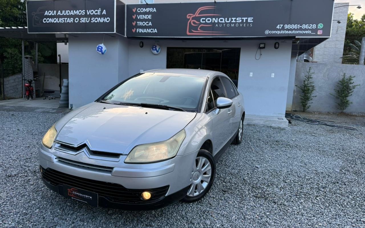 Citroën C4 PALLAS GLX 2.0/ 2.0 Flex Aut. na cor Prata em Joinville / SC - 835668