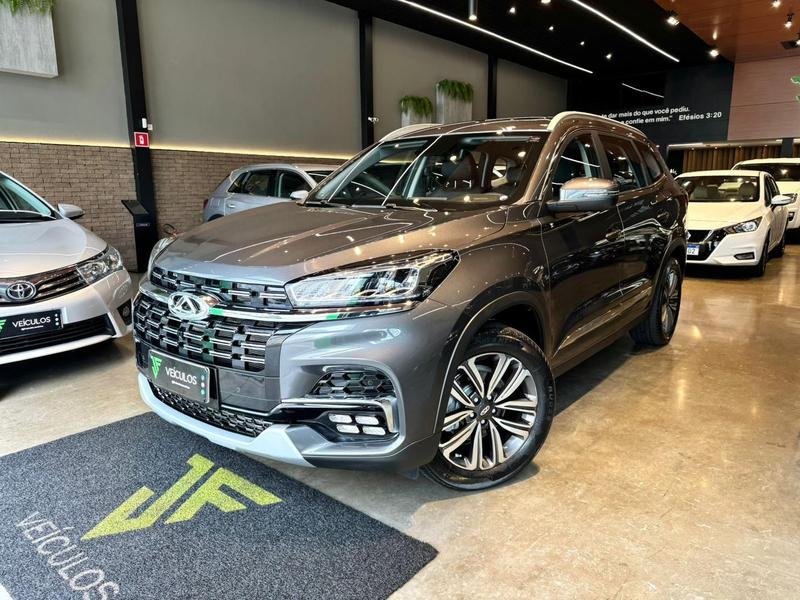 Caoa Chery Tiggo 8 TXS 1.6 16V TGDi Aut. na cor Cinza em Londrina / PR - 835751