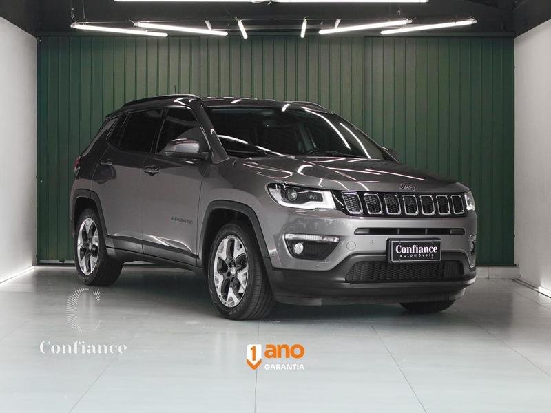 Jeep Compass LONGITUDE 2.0 4x2 Flex 16V Aut. na cor Cinza em Curitiba / PR - 835833