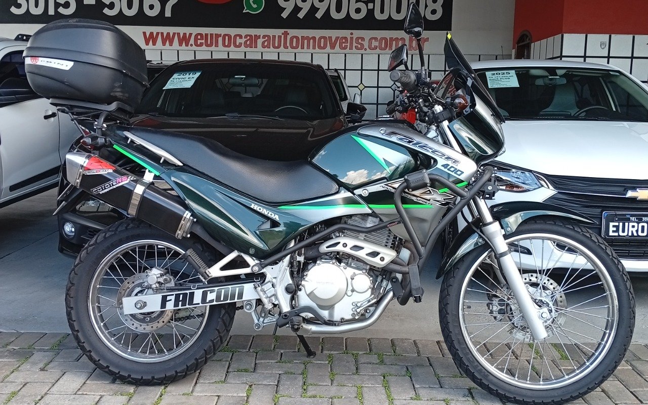 Honda NX-4 FALCON 400  na cor Verde em Curitiba / PR - 836243