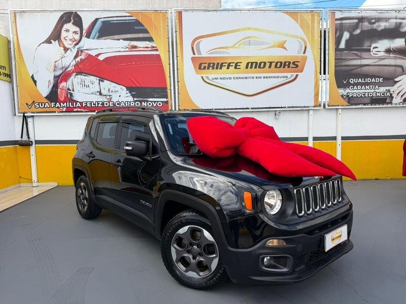 Jeep Renegade Sport 1.8 4x2 Flex 16V Aut. na cor Preto em Curitiba / PR - 836636
