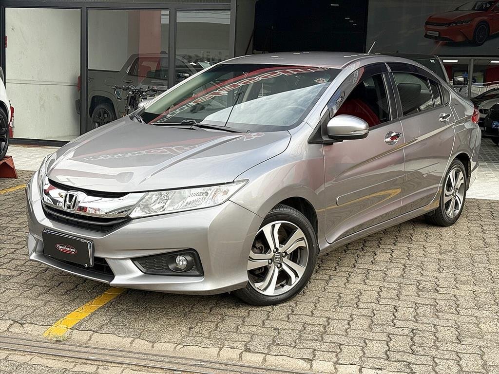 Honda City Hatchback EXL 1.5 Flex 16V Aut. na cor Cinza em Campinas / SP - 837133