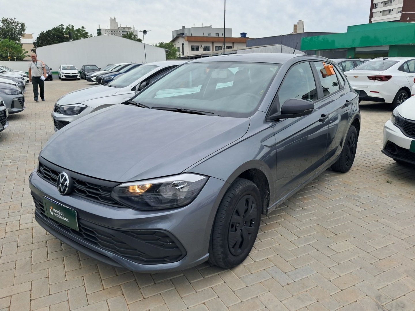 Volkswagen Polo Track Rock in Rio 1.0 Flex 12V 5p na cor Cinza em Criciúma / SC - 840256