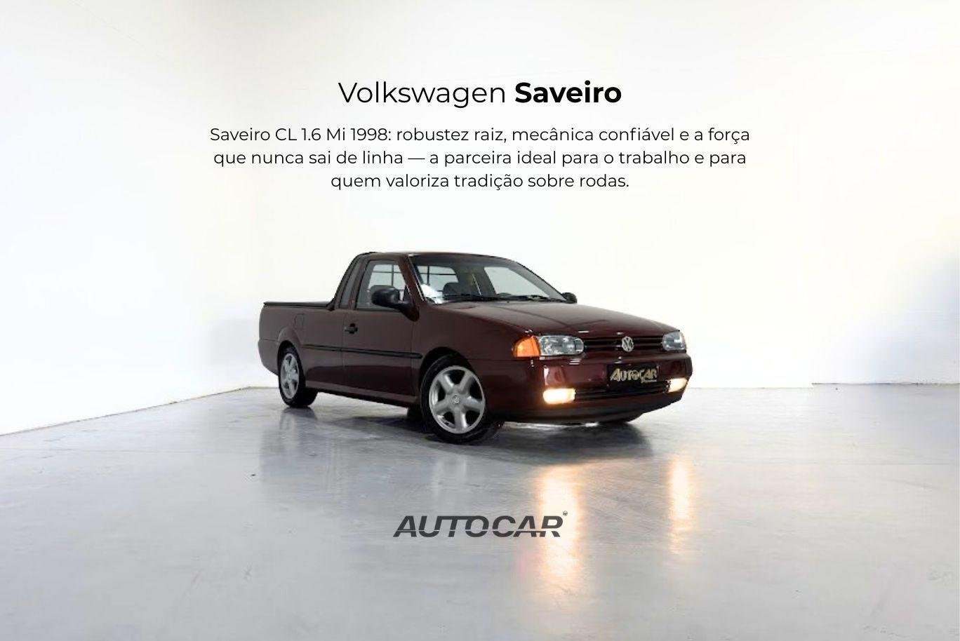 Volkswagen Saveiro CL 1.6 Mi / CL/ C 1.6 na cor Vermelho em Jaraguá do Sul / SC - 844557