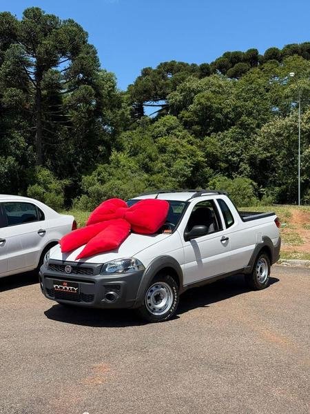 Fiat Strada Volc.TRIBUTO 125 1.3 Flex CD Aut. na cor Branco em Curitiba / PR - 844747